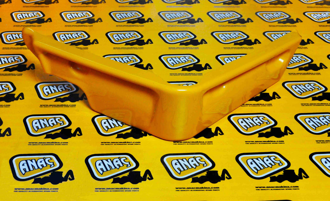 123-06143 COVER LEFT HAND PIPE YELLOW, OLD MODEL